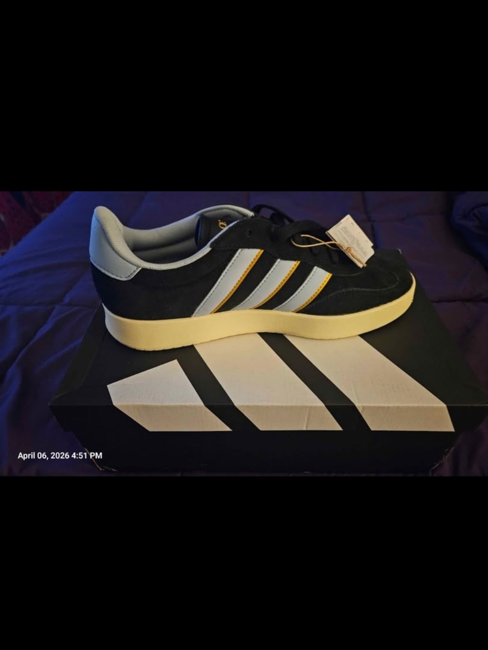 Adidas BARREDA in BLUE Suede Sneakers